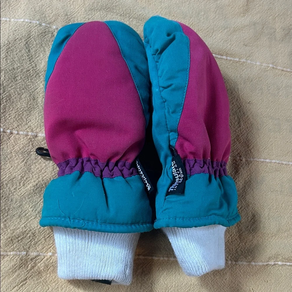 Thinsulate Kids' Pink and Blue Mittens